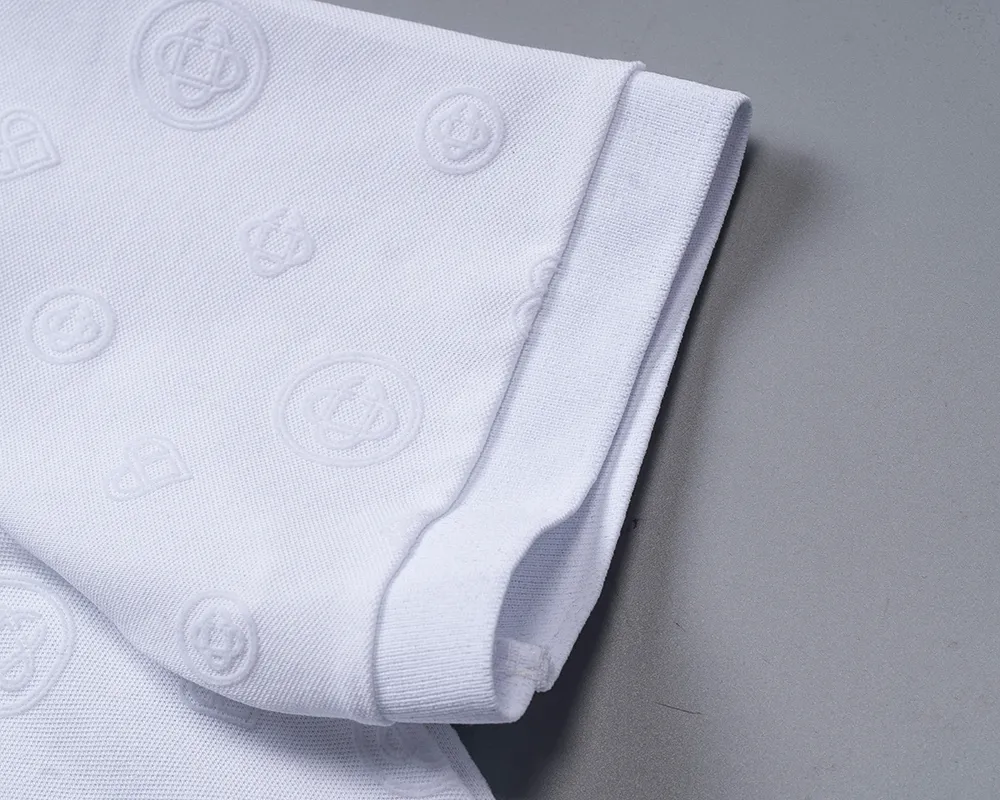 6659# 2026 spring and summer New Arrival men's lapel short-sleeved shorts suit, all-over flocking printed style, fashionable and handsome, comfortable fabric, rigorous workmanship, and neat wiring. Good upper body effect·Sizes M-3XL White